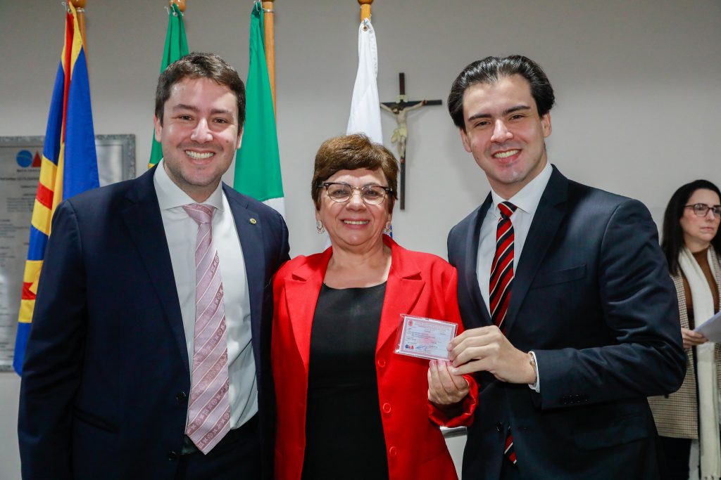 Aprovados do CPAA no dia da entrega da carteira da OAB