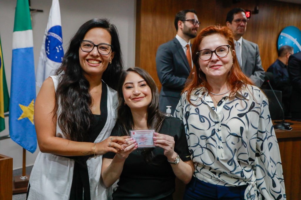 Aprovados do CPAA no dia da entrega da carteira da OAB