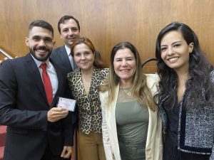 Aprovados do CPAA no dia da entrega da carteira da OAB